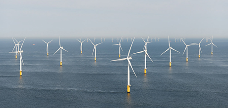Windturbines op zee